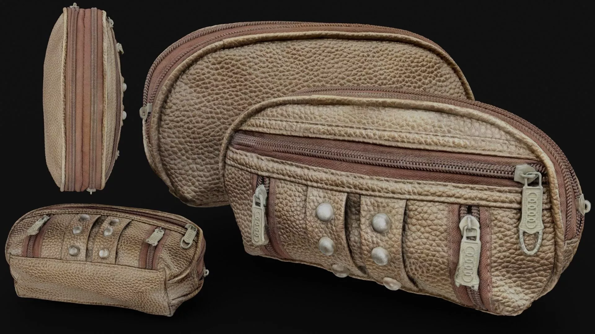 Leather Pouch 3D model