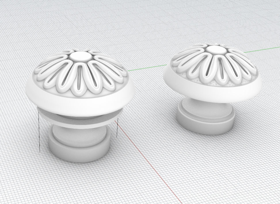 Door Knob 3D print model_9