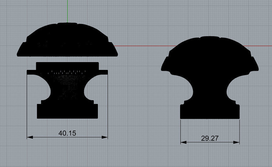 Door Knob 3D print model_10