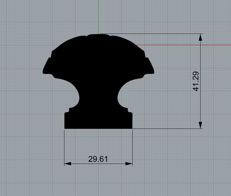 Door Knob 3D print model_3