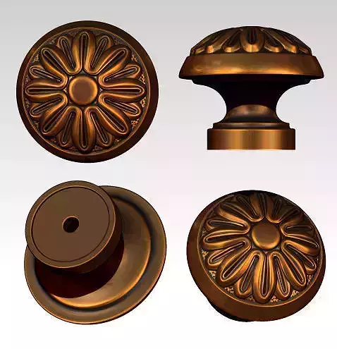 Door Knob 3D print model