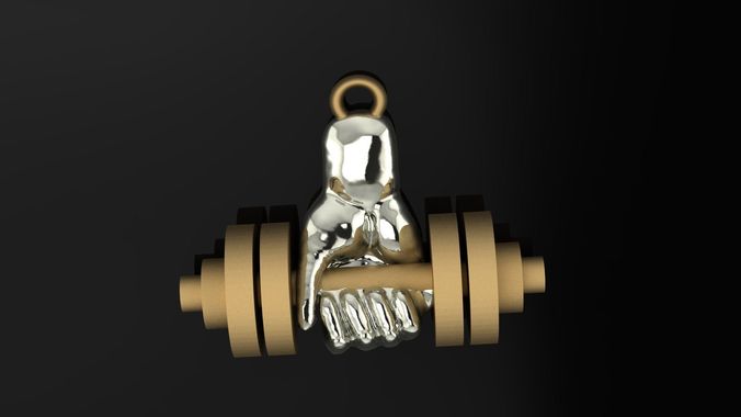 Pendant Gym 159 3D print model