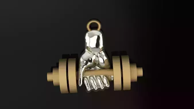 Pendant Gym 159 3D print model