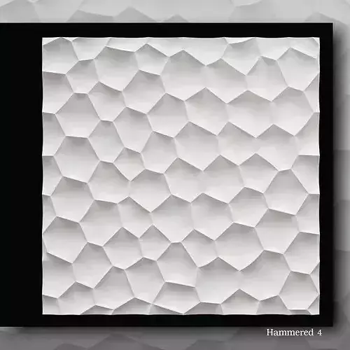 HAMMERED 3D TEXTURE CNC Hammered 4
