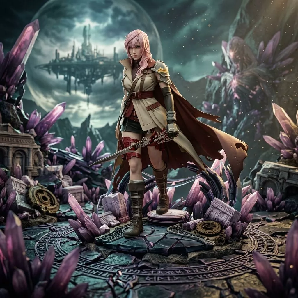 Lightning The Warrior of Cocoon - Final Fantasy XIII 3D print model