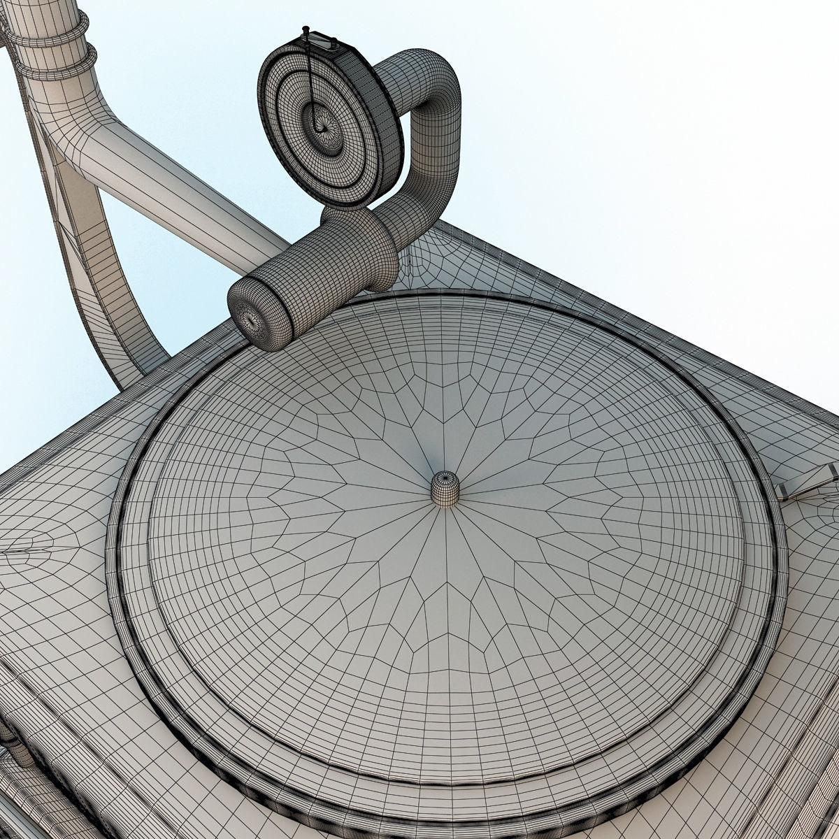 Gramophone 3D model_13