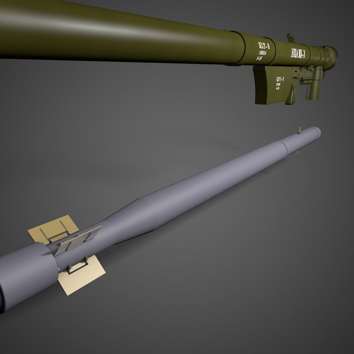 Chinese vanguard-1 Anza MK-II 3D model_4