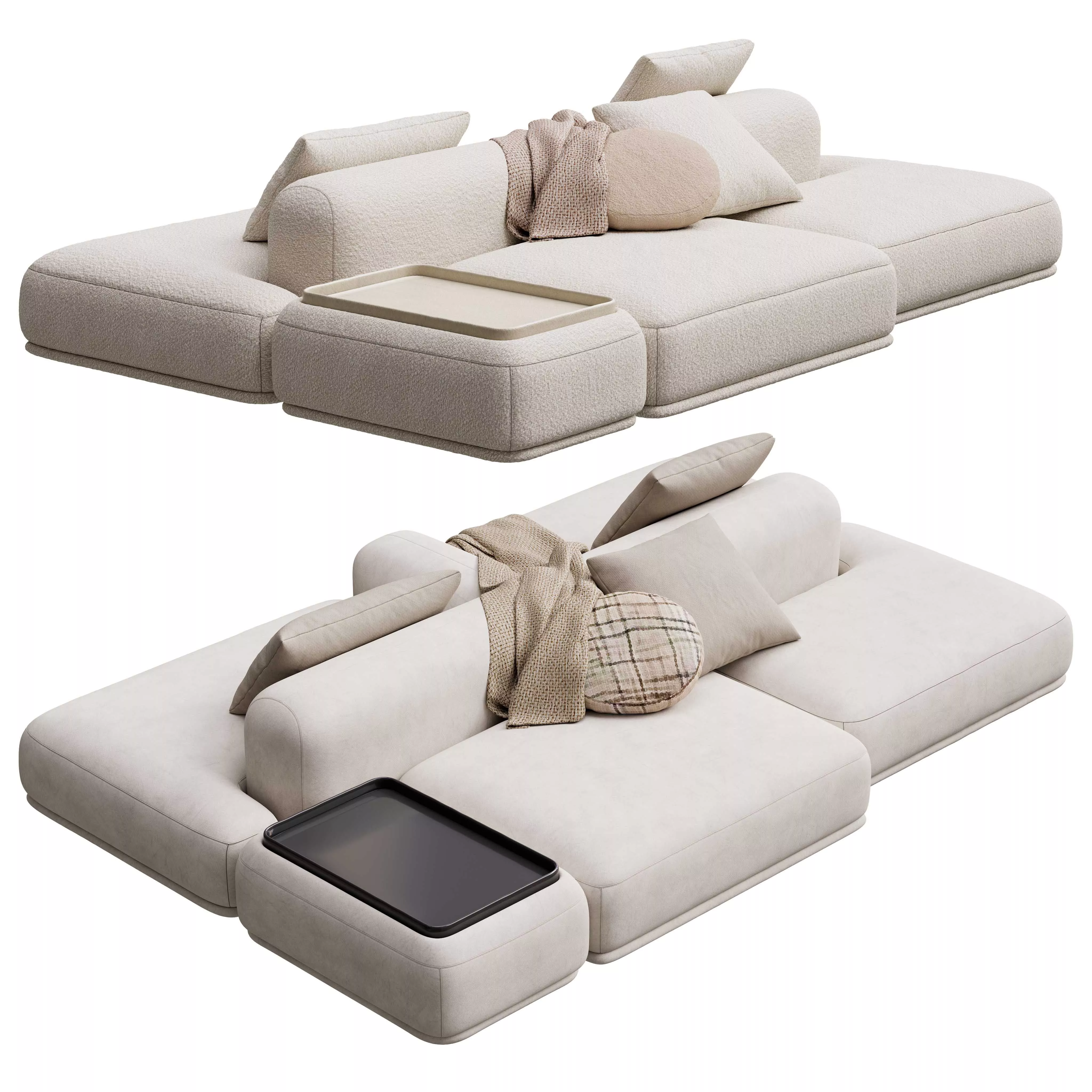 Rene Suite Sofa By Meridiani 3D model