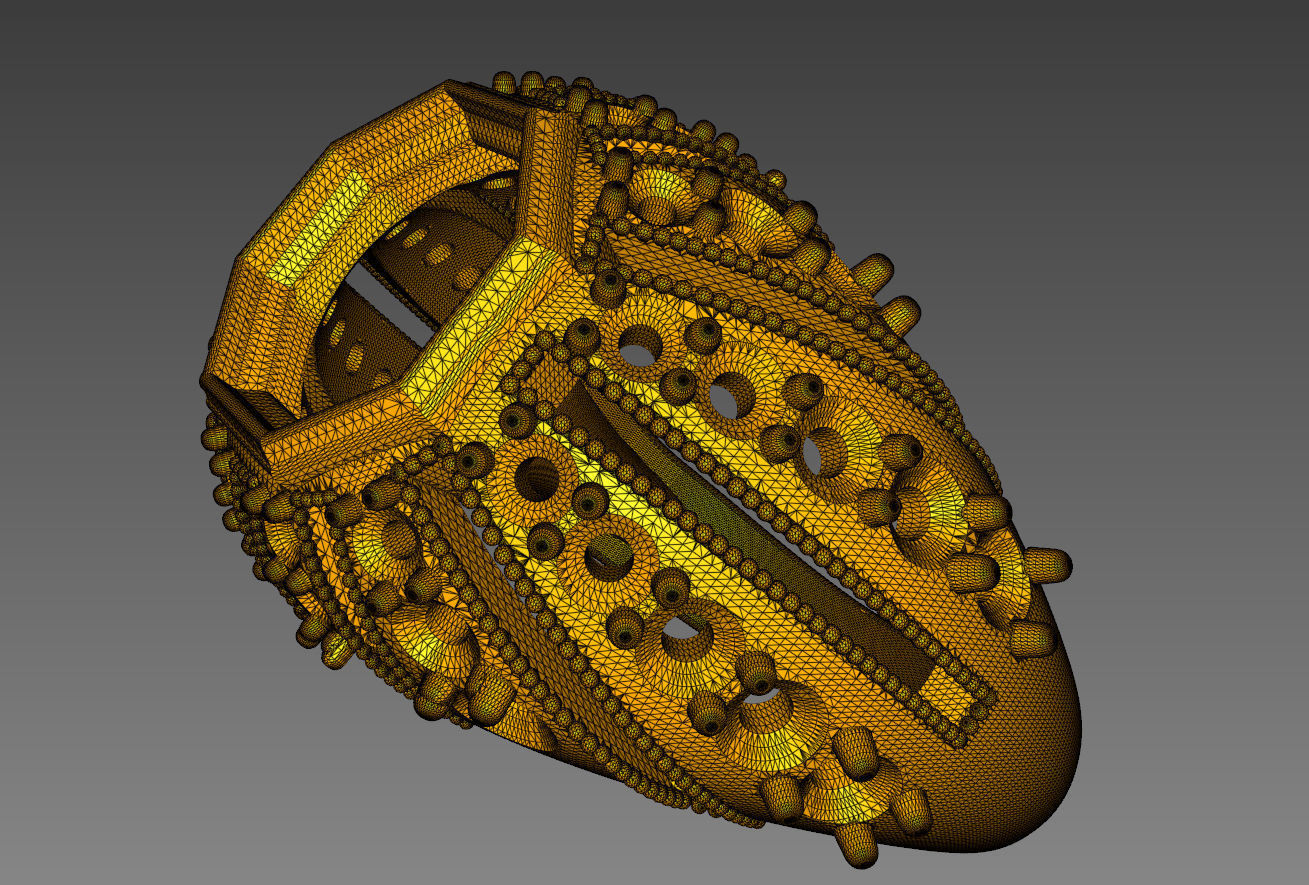 Octagon Bezel-Set Gem 8x8 Dome Ring 0216 3D print model_6