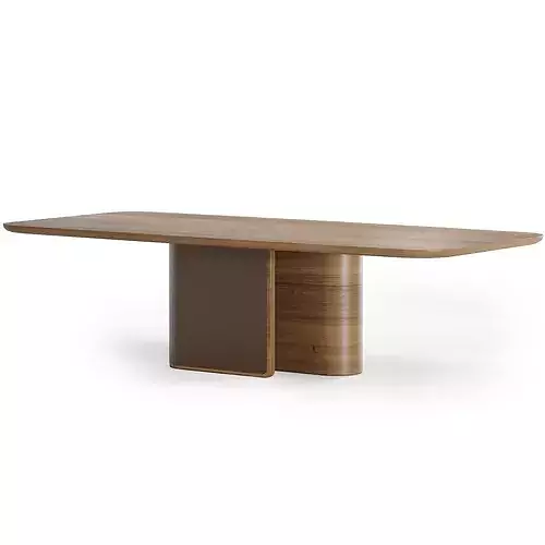 diana chair with echo table 3D model 5