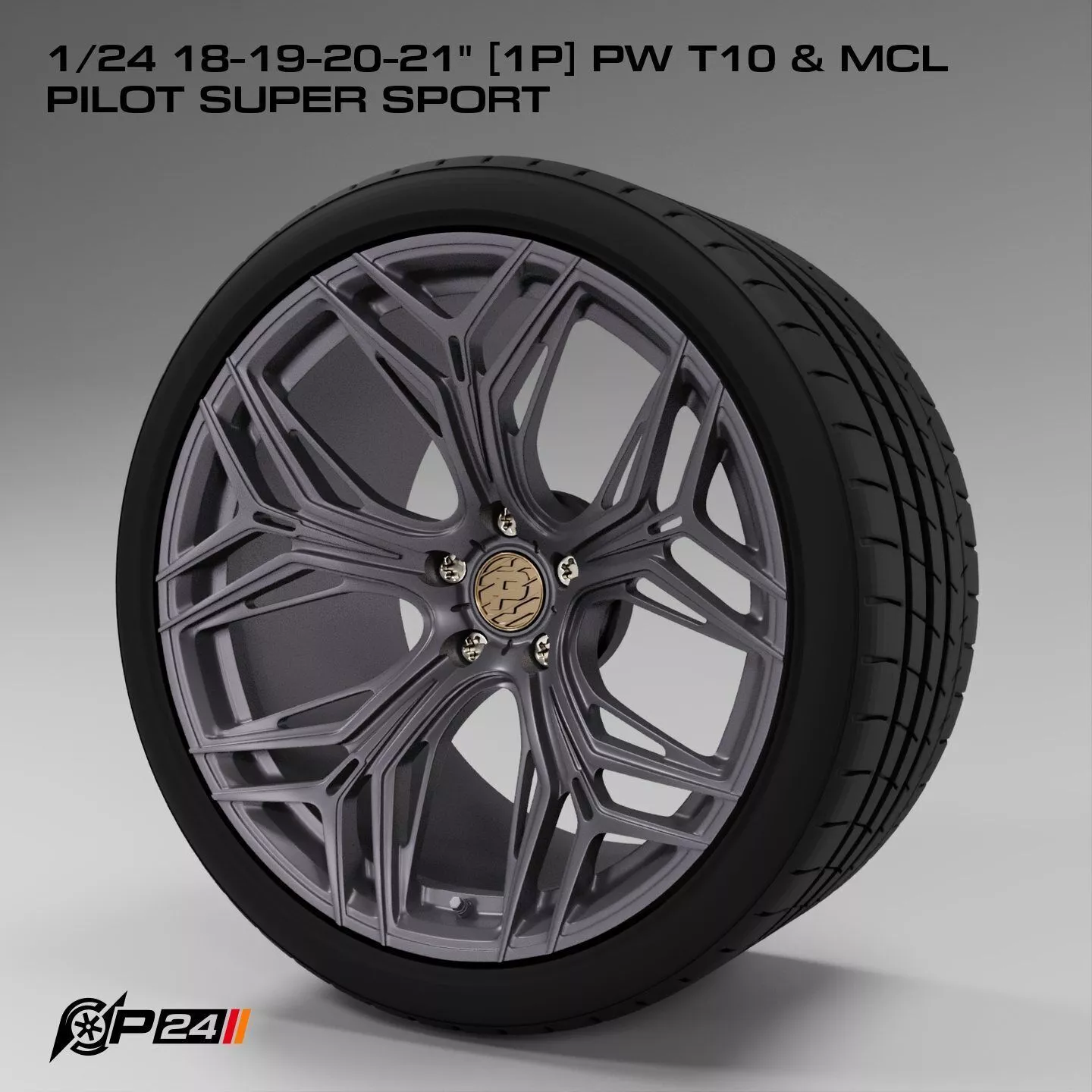 1-24th 18-19-20-21 inches 1P PW T10 and MCL Pilot Super Sport 3D print model