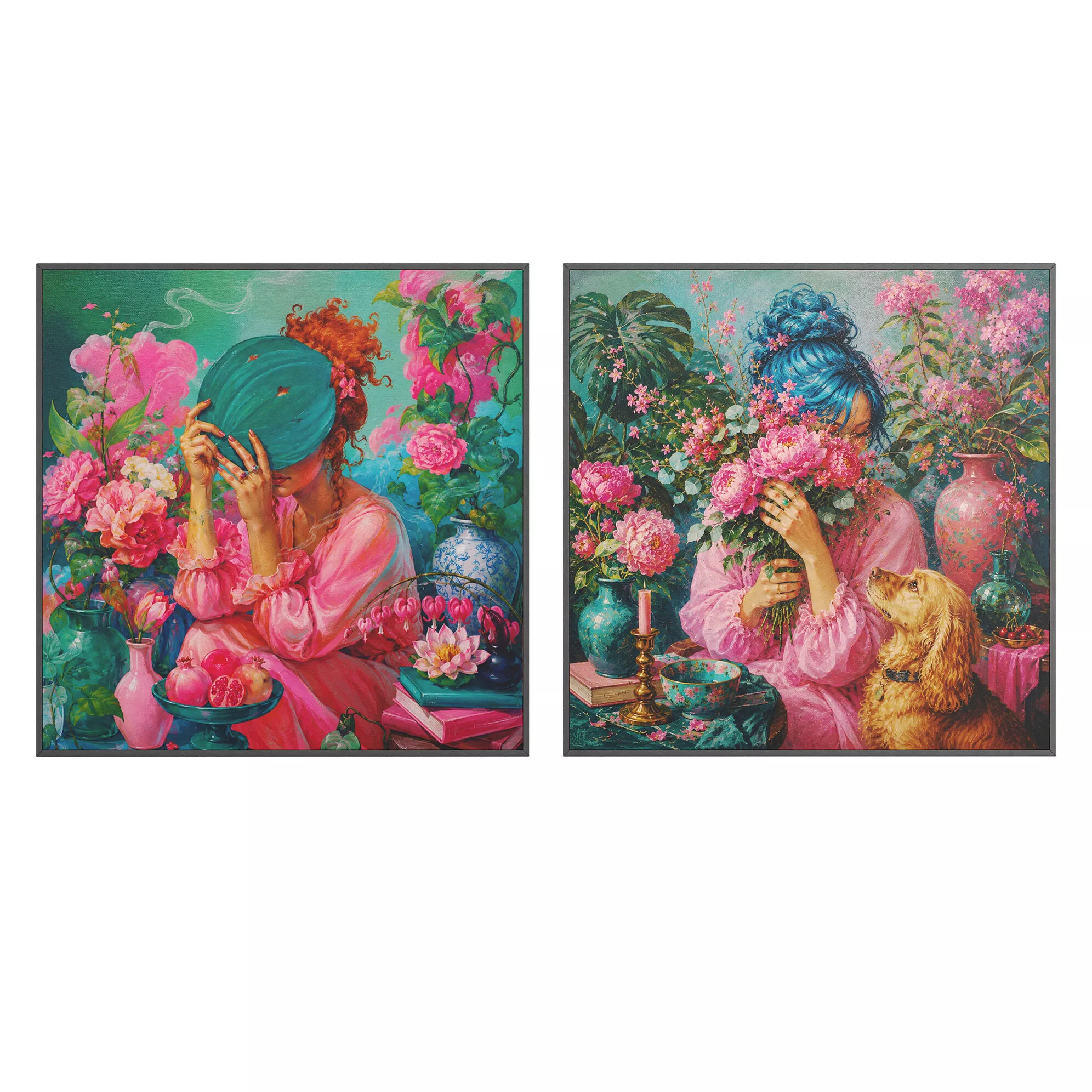 Wall Art Floral Silence 3D model