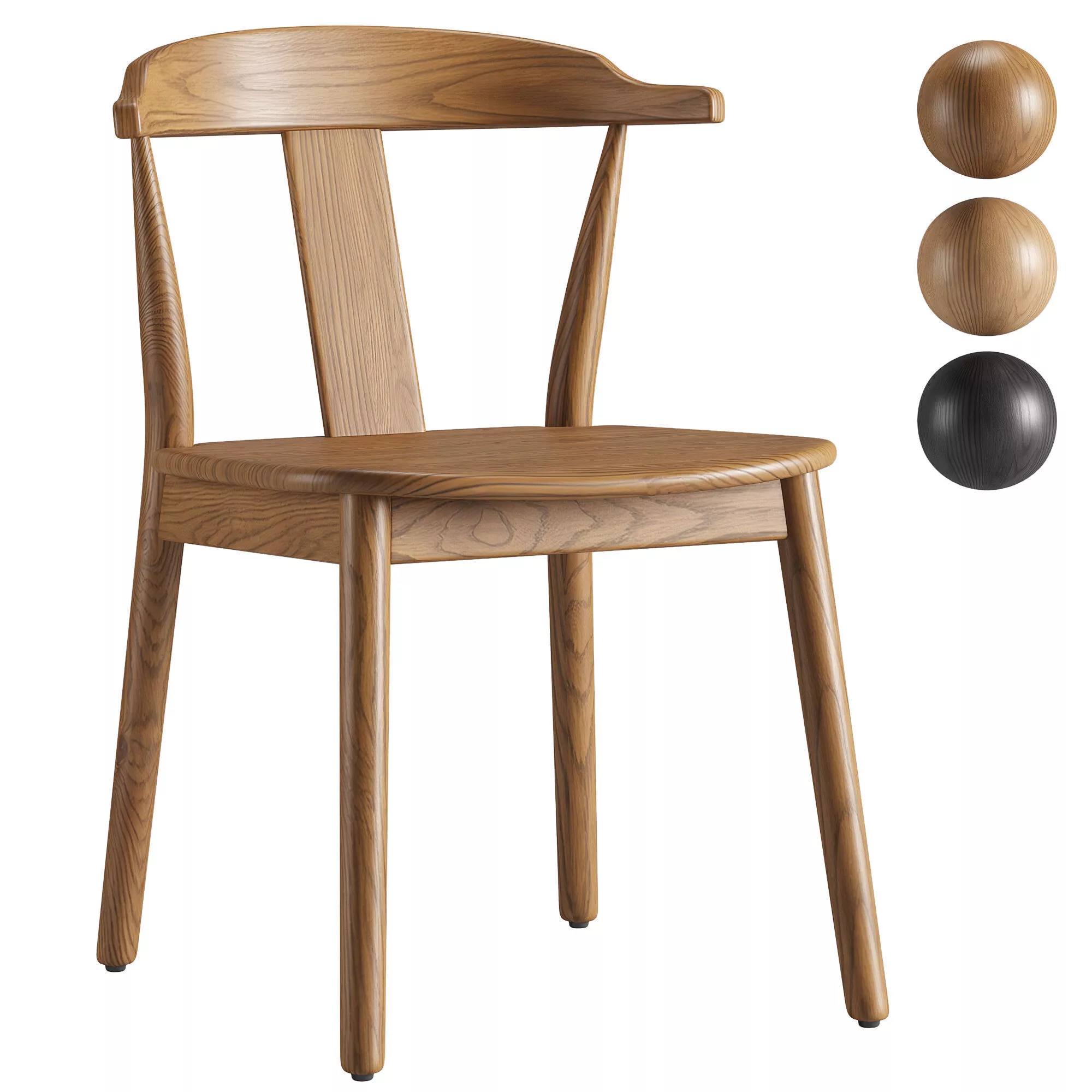 Morton Dining Chair 3D model