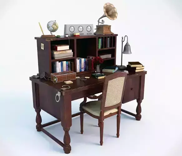 Classic Desk 3D model