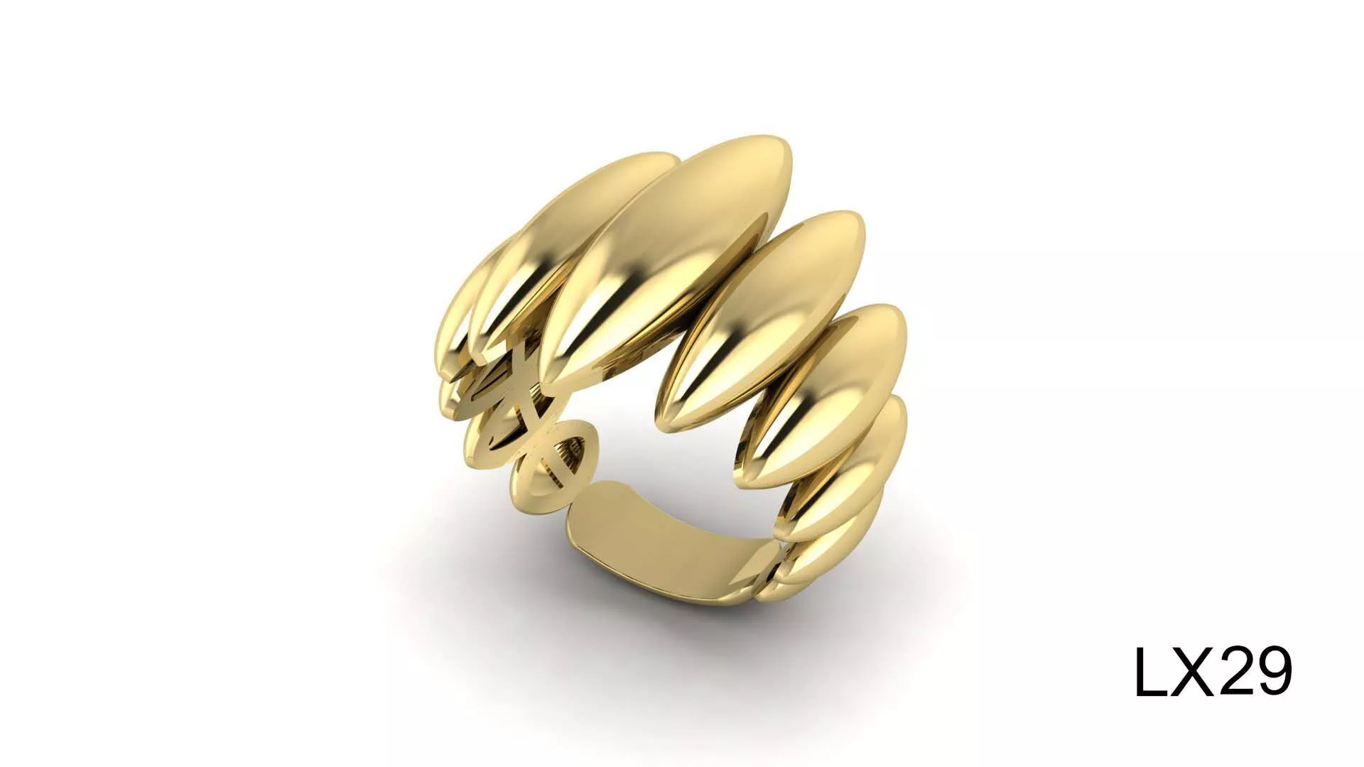 Bold Statement Ring 3D print model