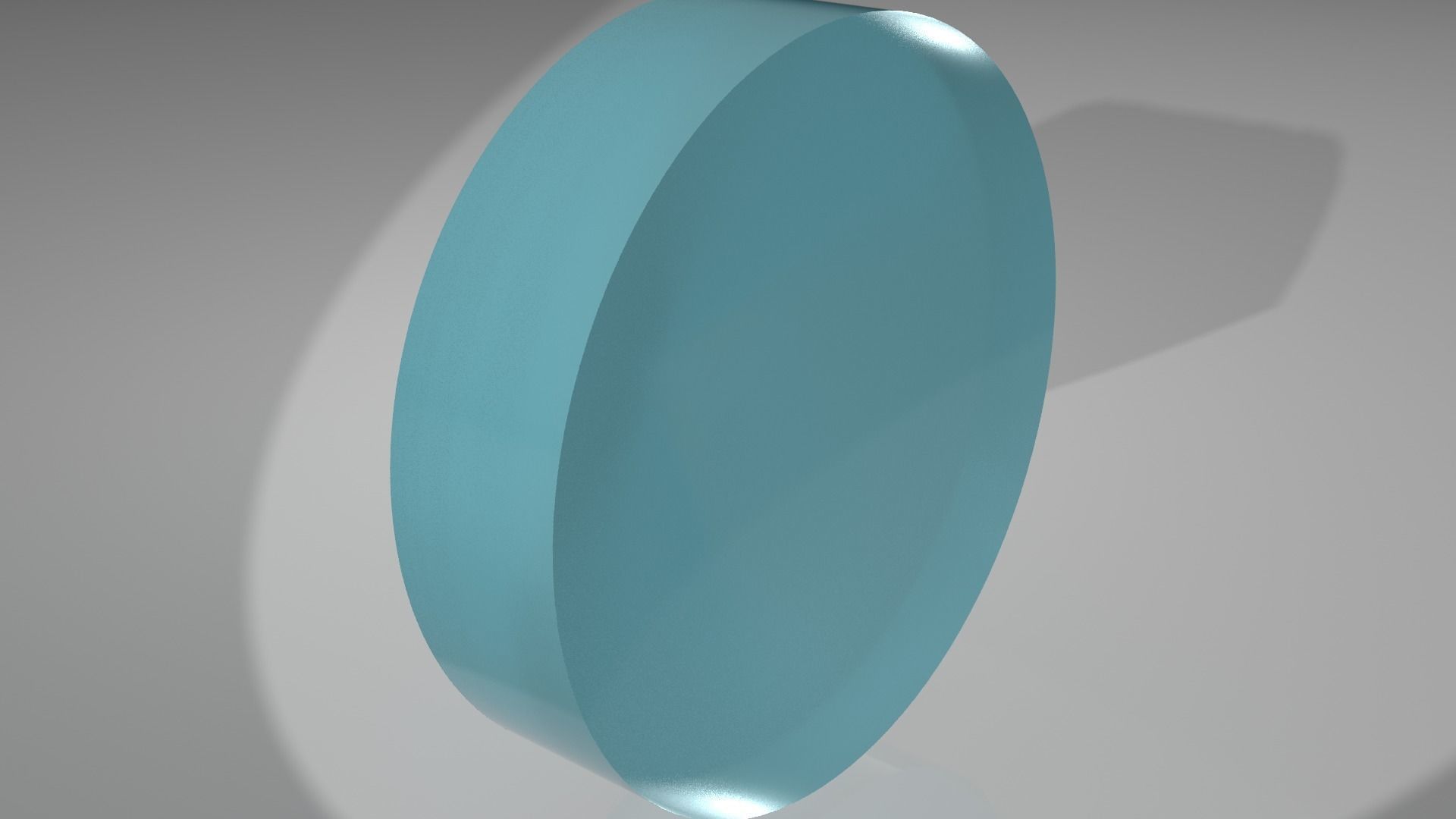 Axicon optical lens 3D model_4