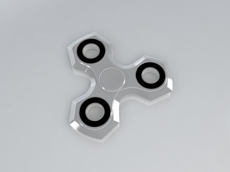 6 Spinner Fidget Widget - Pack 01 3D model_6