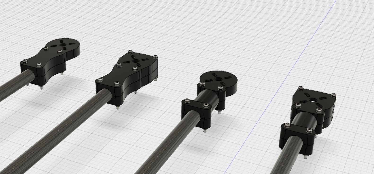 Motor Mount 3D print model_4
