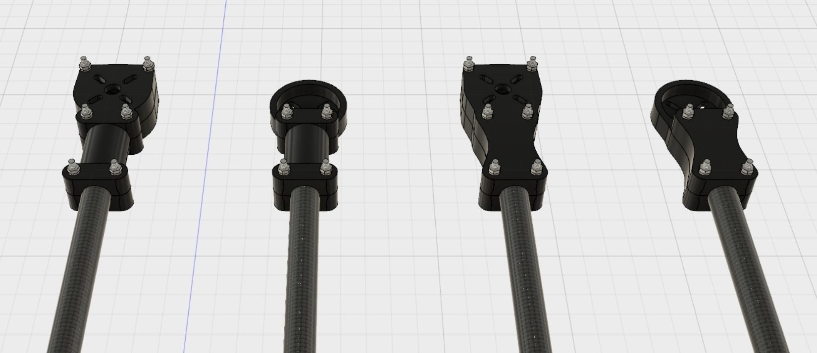 Motor Mount 3D print model_3