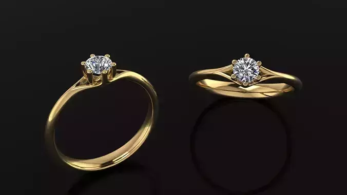 Ring engagement with marquise cut diamond