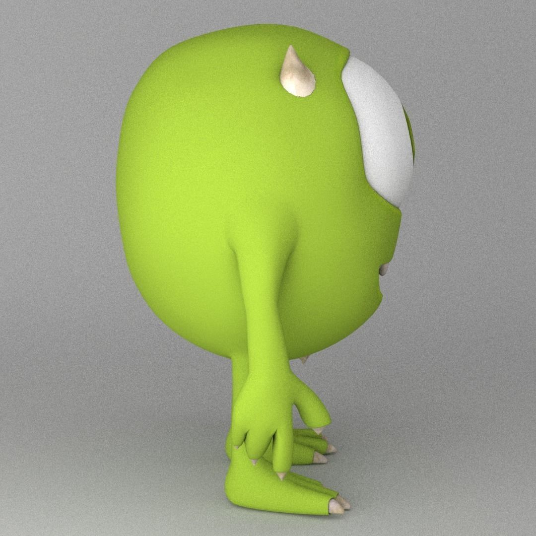 Mike Wazowski 3D model_3