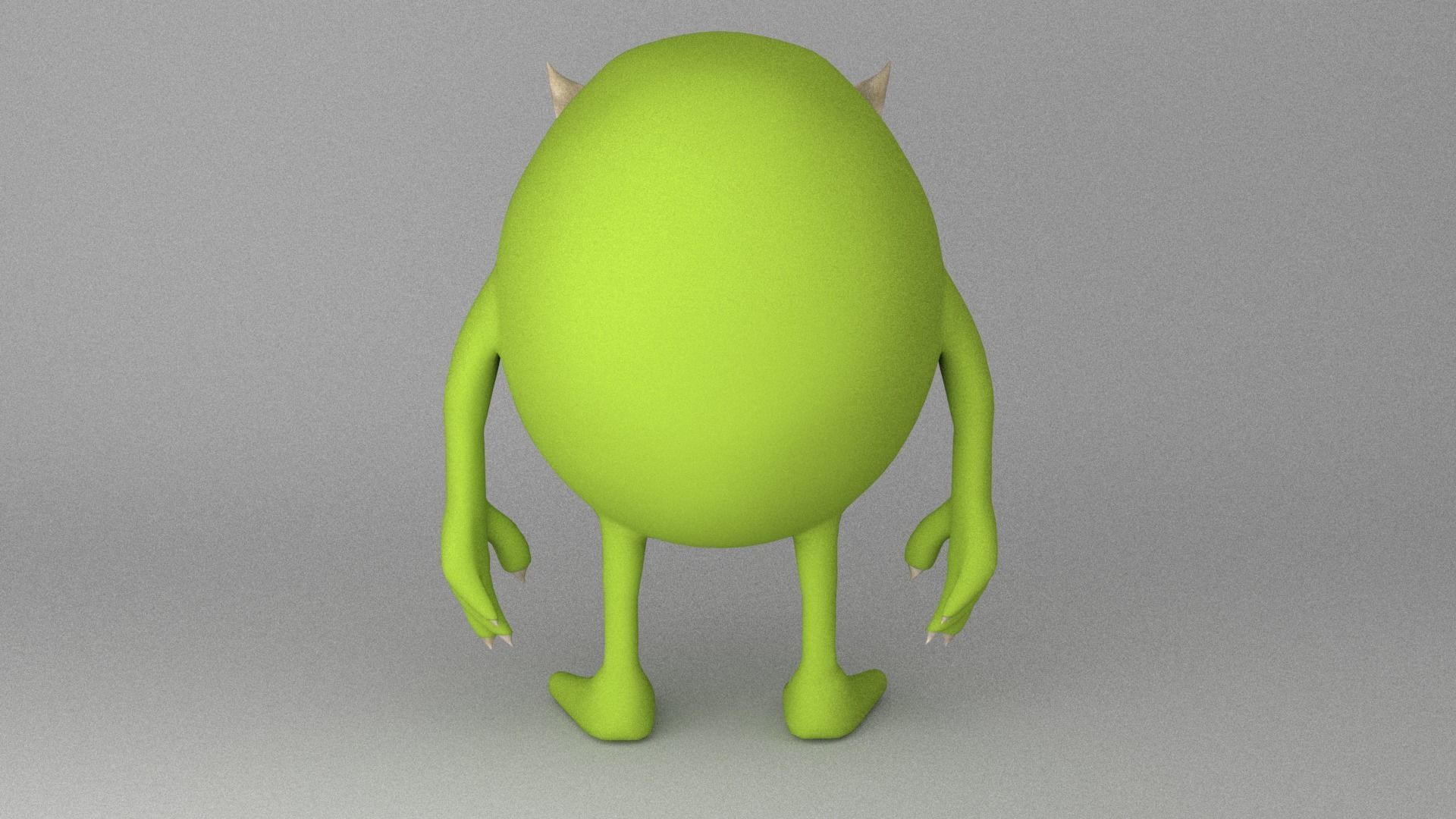 Mike Wazowski 3D model_5