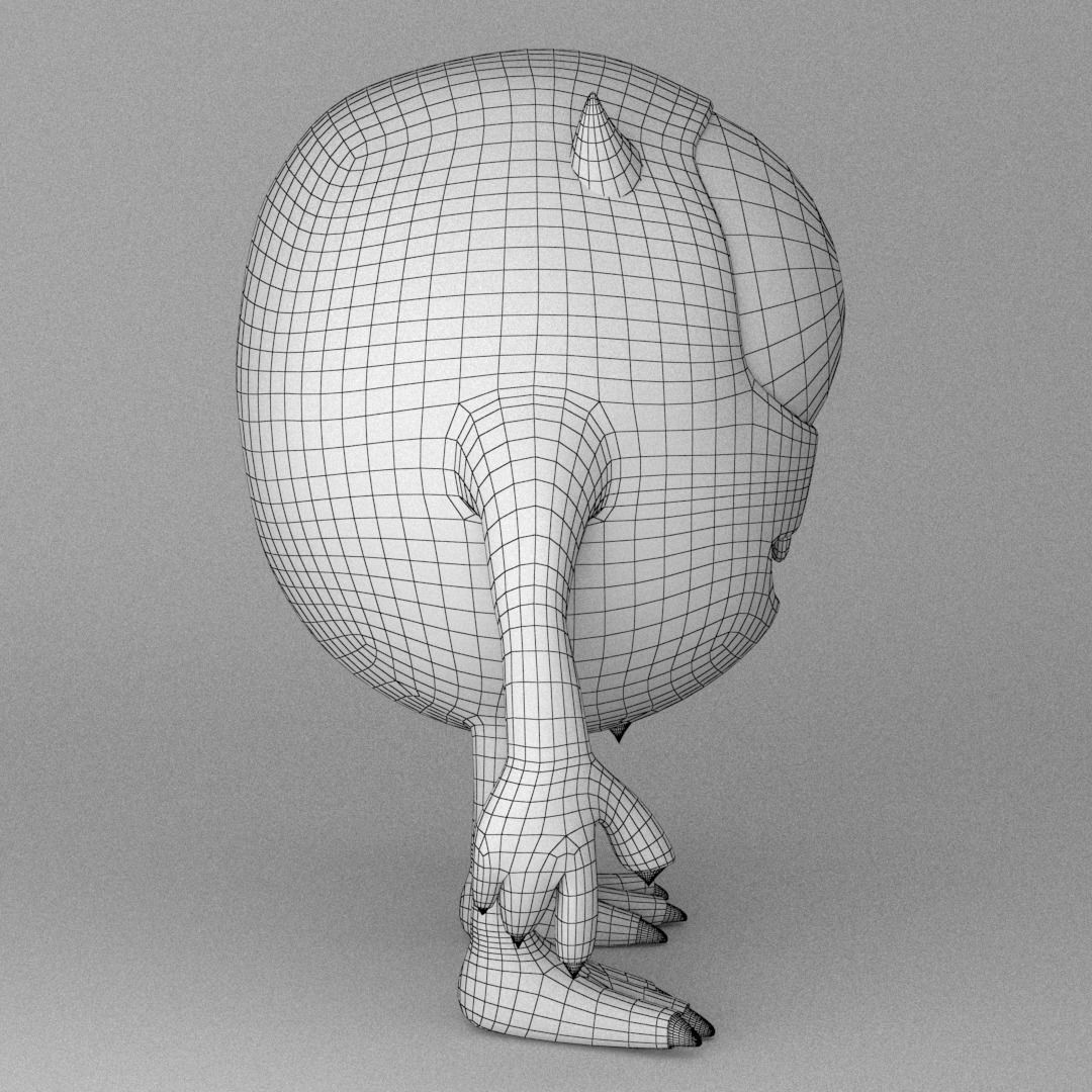 Mike Wazowski 3D model_4