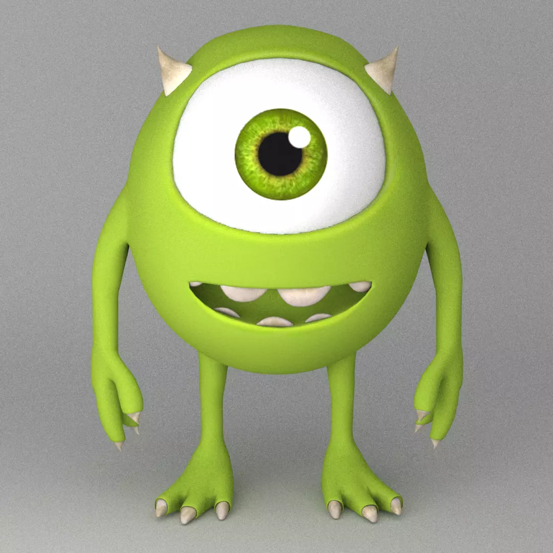 Mike Wazowski 3D model_0