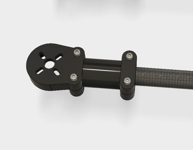 Motor mount for 3d printed drone  3D print model