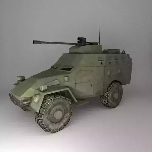 APC Army Tab Low Poly Low-poly 3D model
