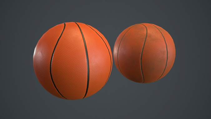 Basketball Ball PBR Game Ready