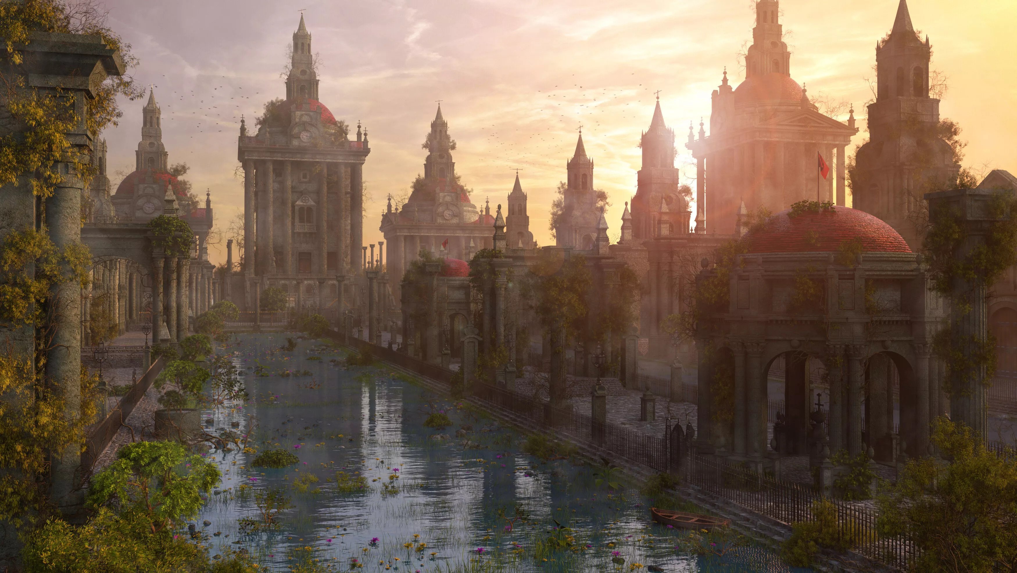 Ancient Abandoned Palace v2 3D model