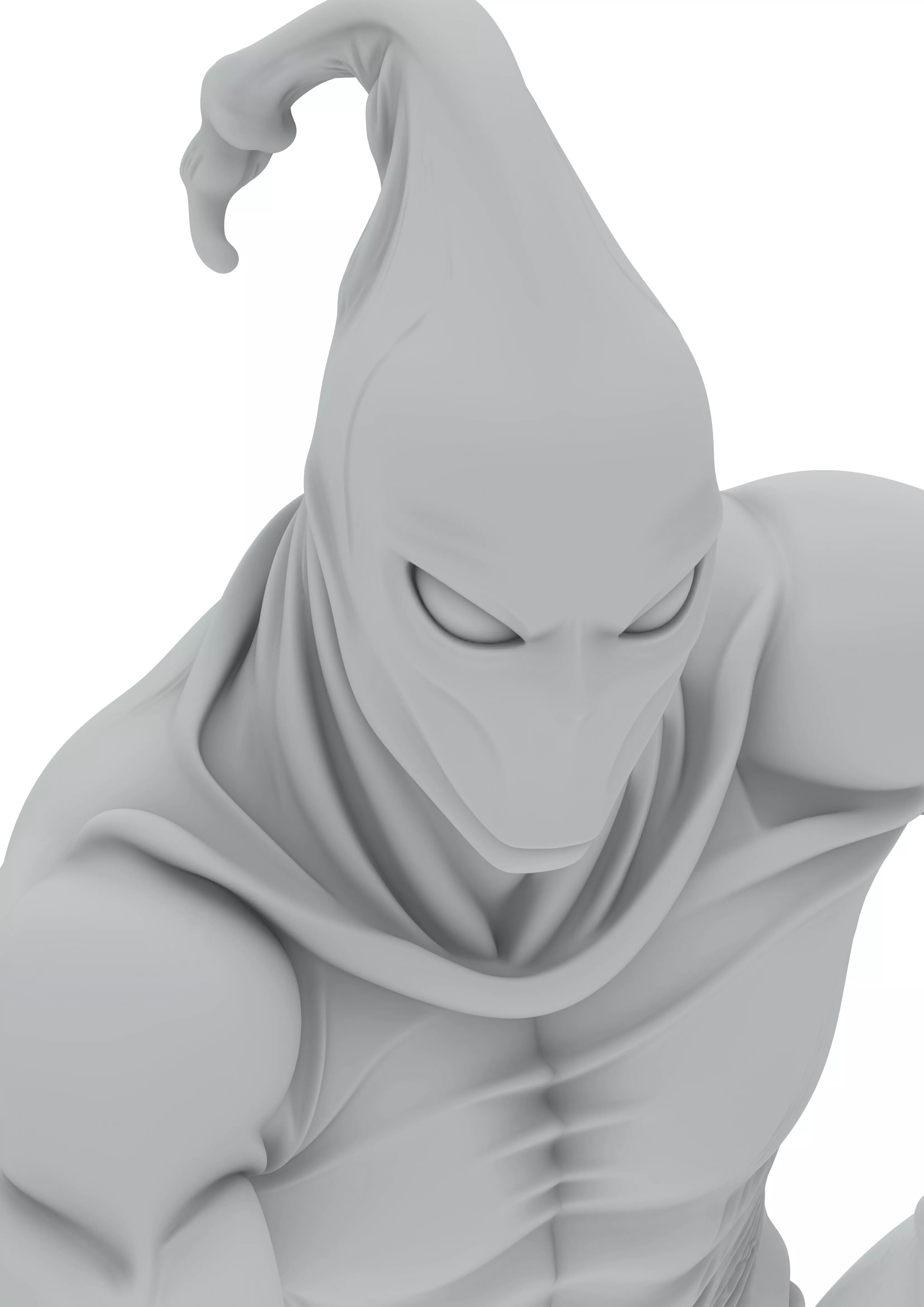 Alien Humanoid Ghost Monster Warrior LAdy Man 3D print model