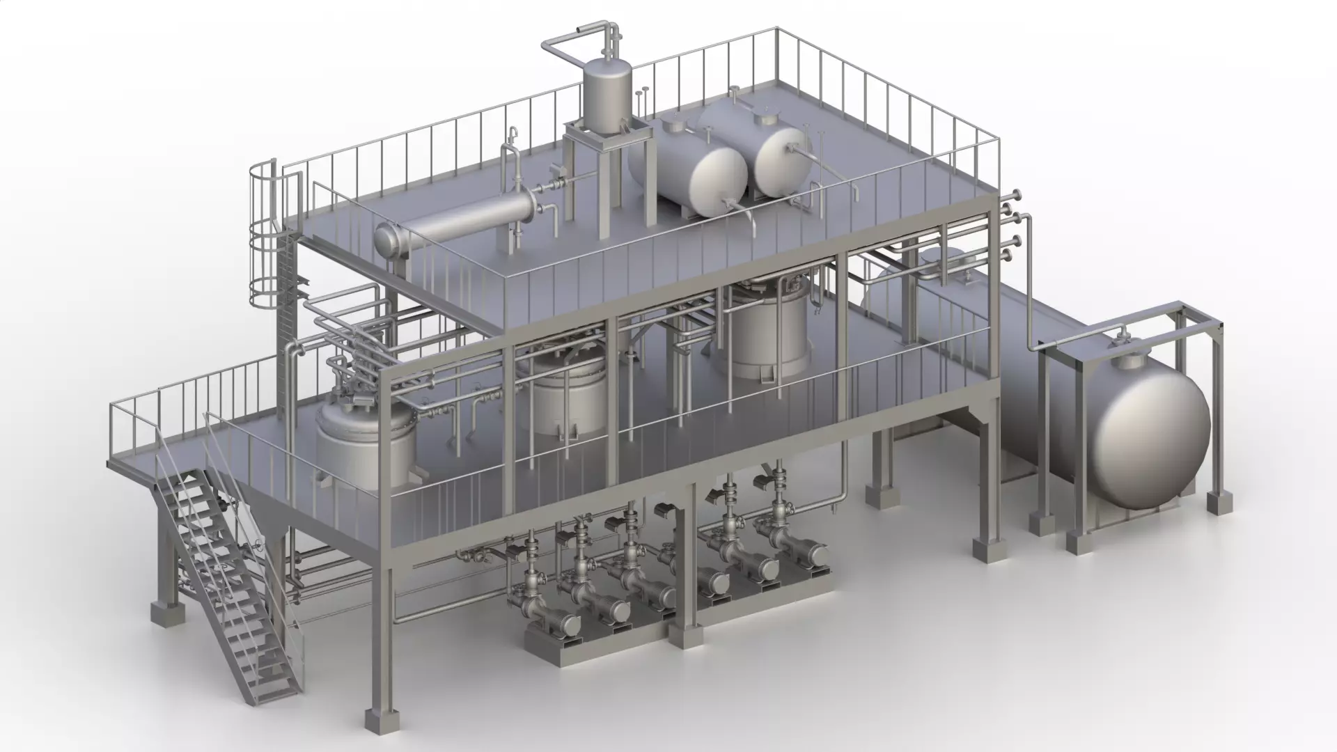 Petrochemical Process Unit Vol 06 3D model