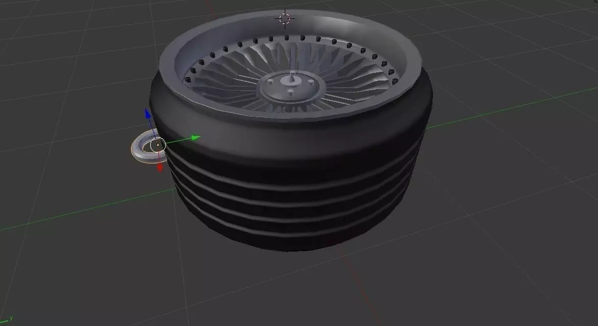 Rim keychain 3D print model