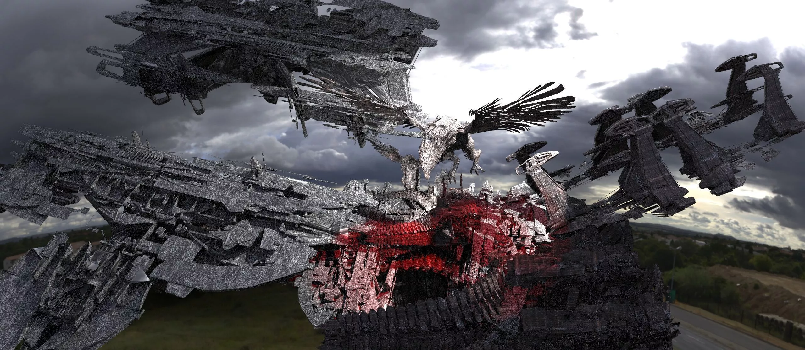 Wrath of heaven eagles launch 3D model