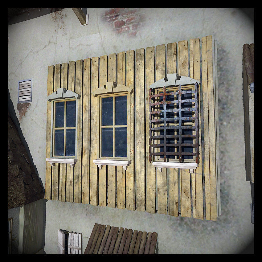 Castle made out of paper 3D model_20