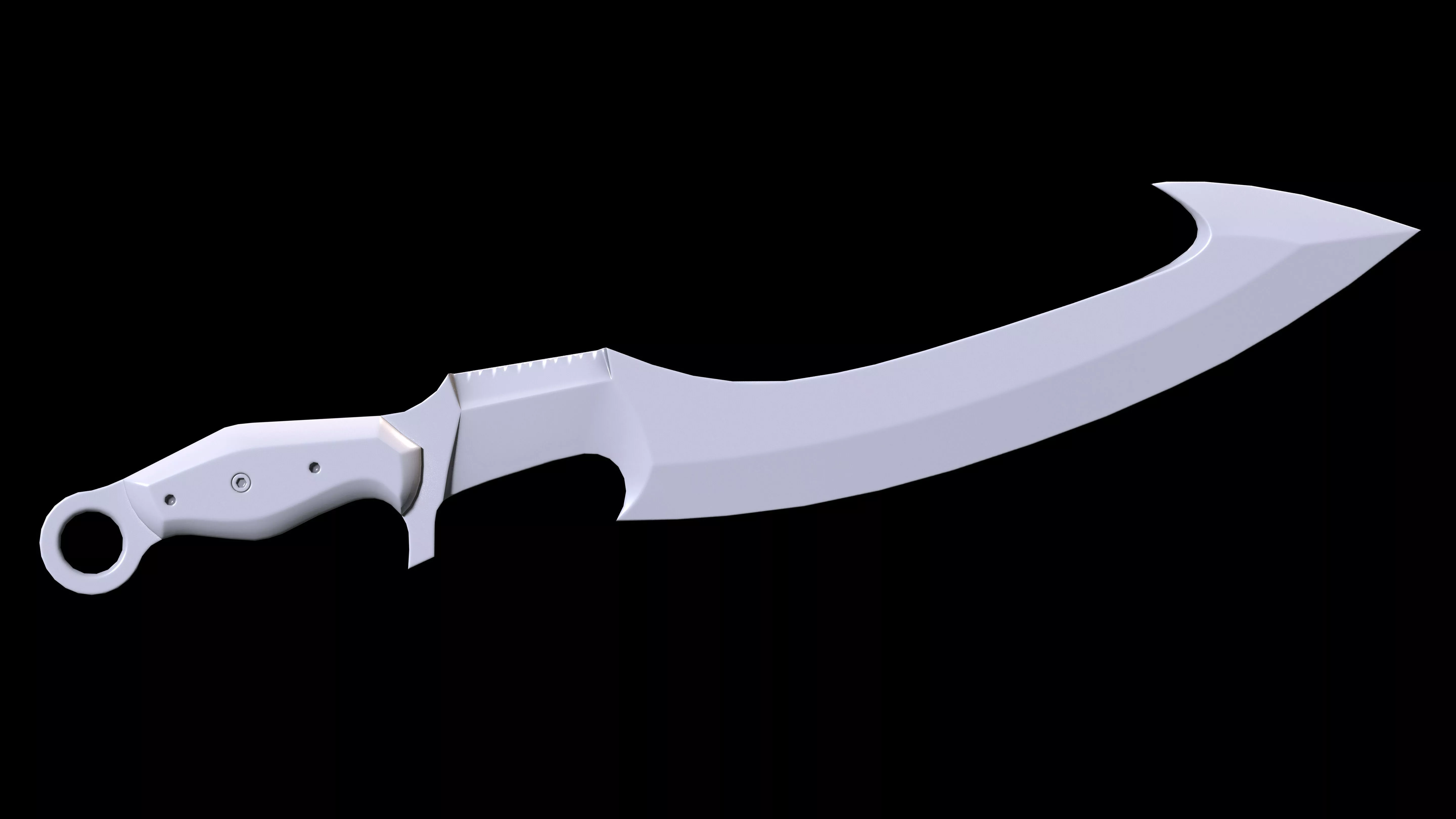 Black Viper MK 1 Low-poly 3D model