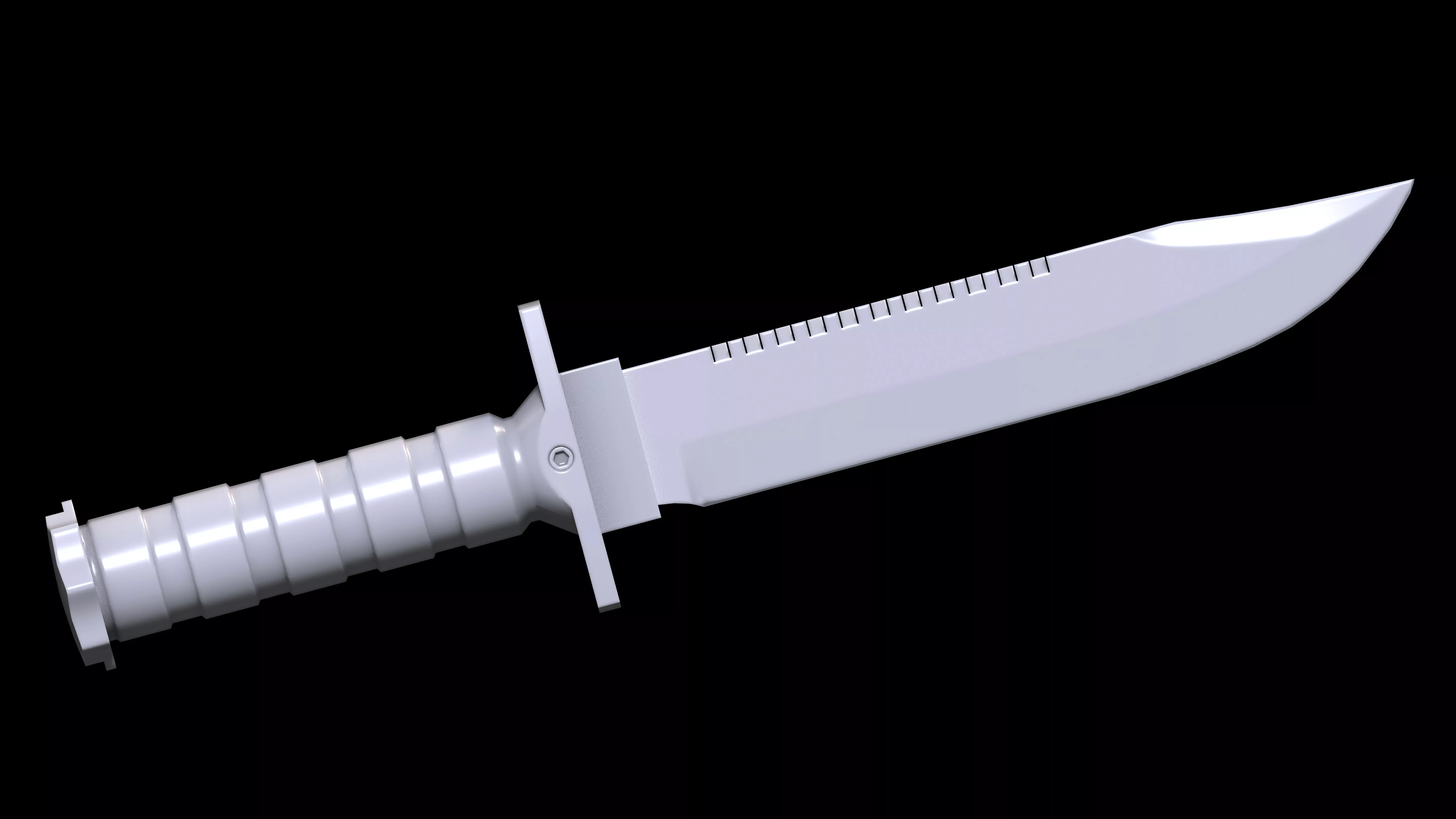 Boker Magnum John Jay Survival Knife Low-poly 3D model