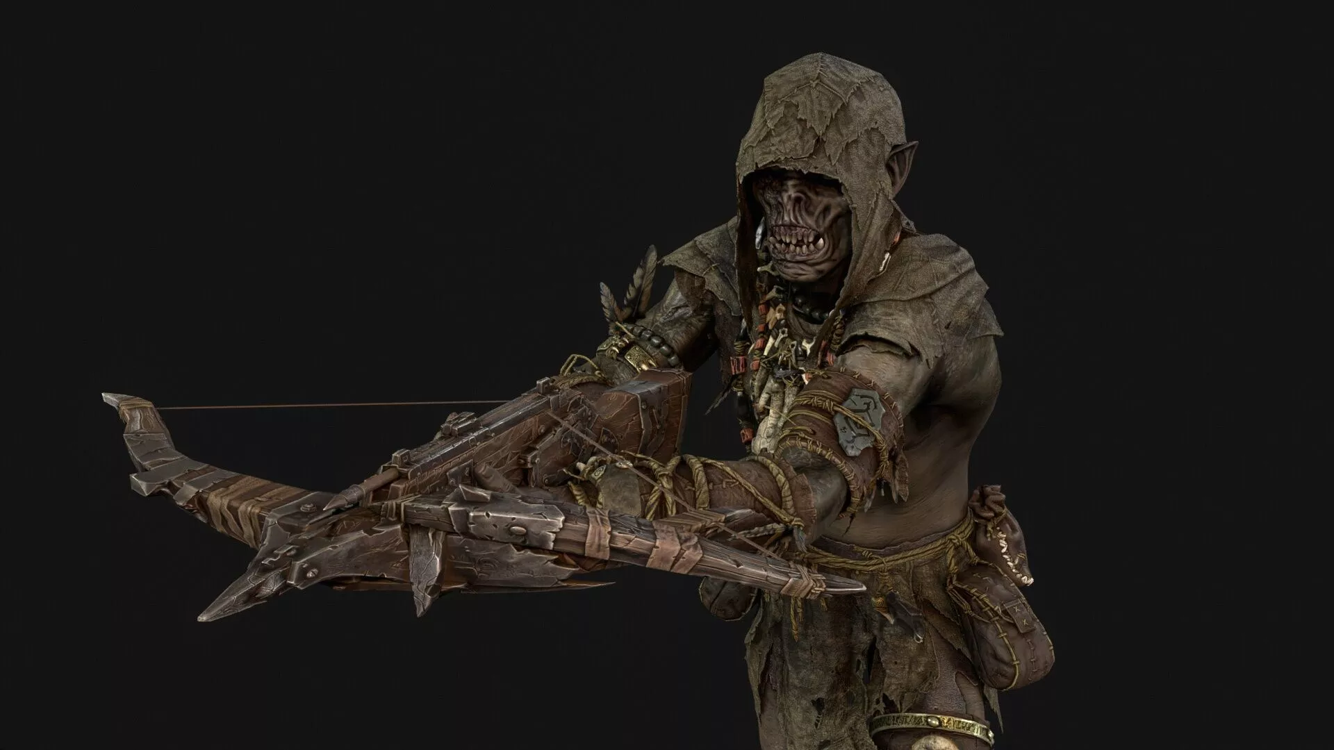 Orc Scout Low-poly 3D model