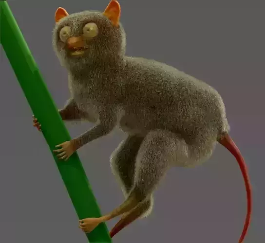 Philippine tarsier 3D model