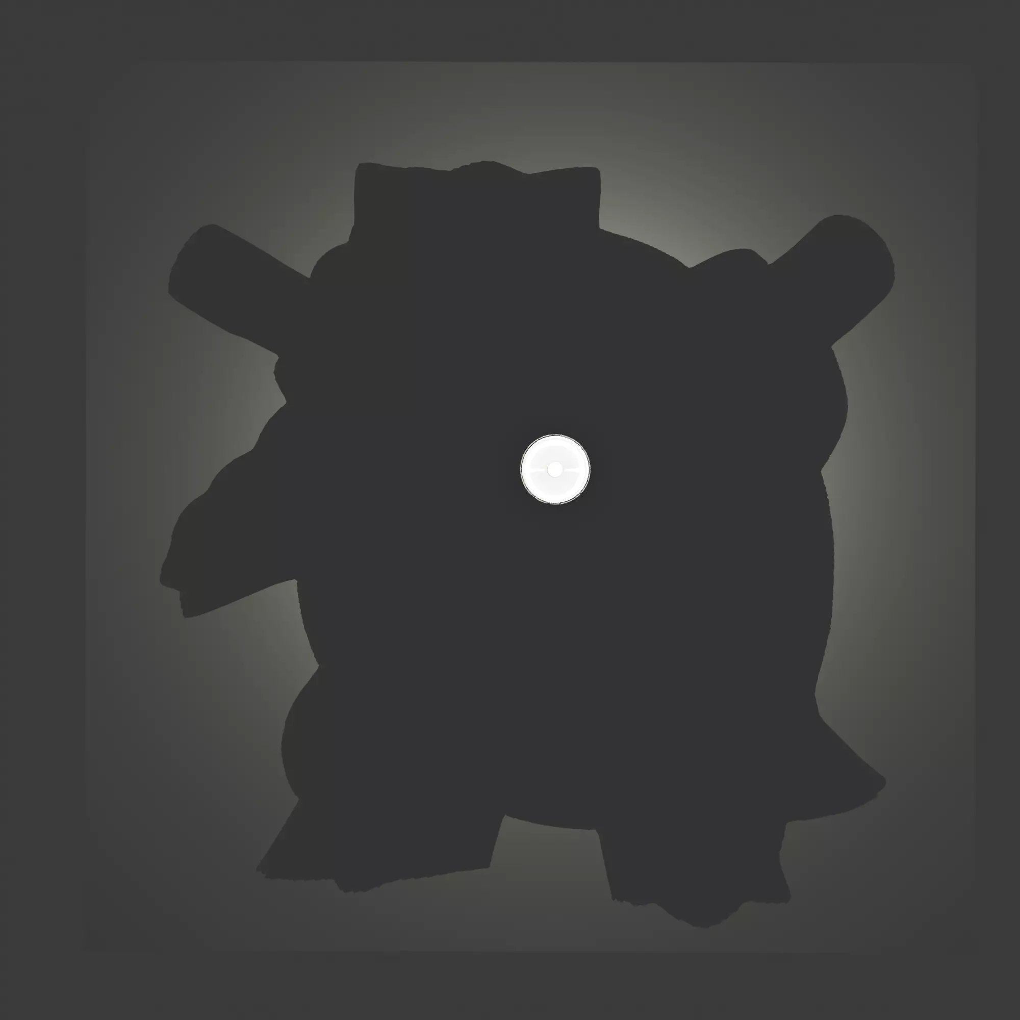Blastoise Shadow Lamp 3D print model