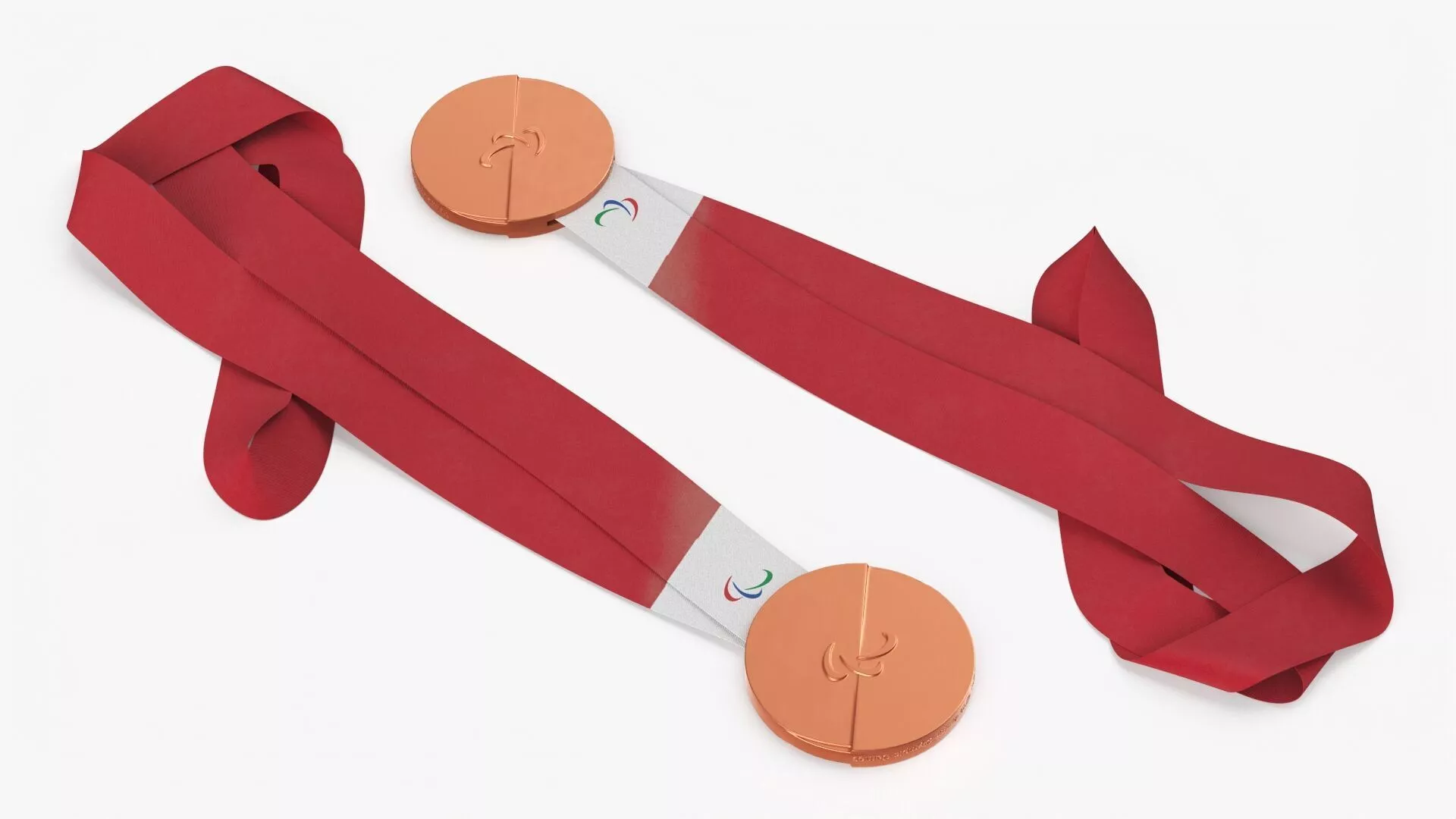 Official Paralympic Bronze Medal 3D model