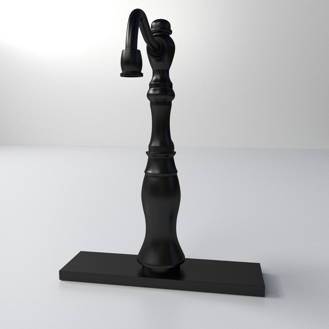 Antique Faucet 3D model_1