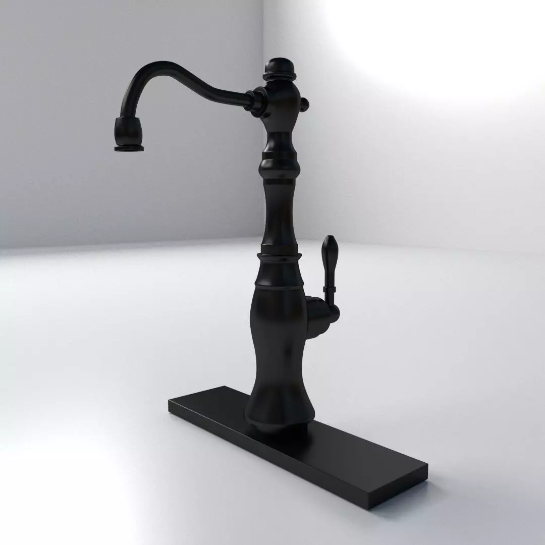 Antique Faucet 3D model_0