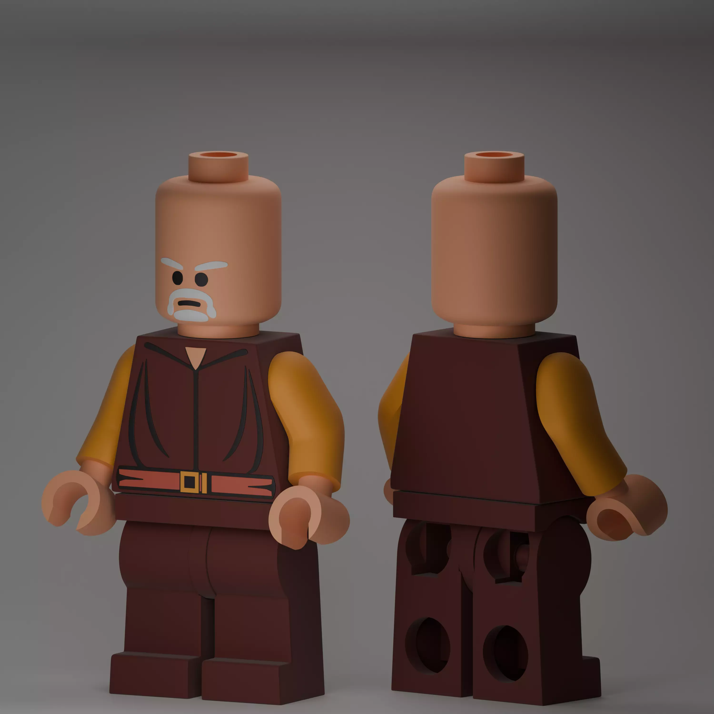 custom KI-ADI-MUNDI minifigure Free 3D print model