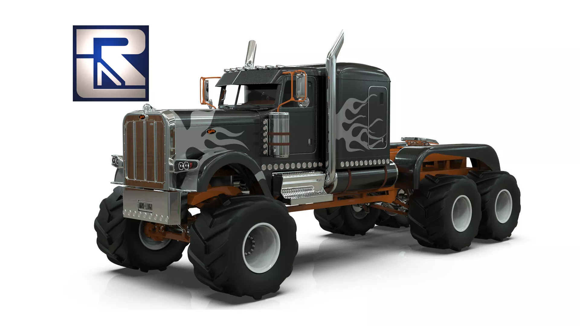Vintage 389 Monster Truck 3D model