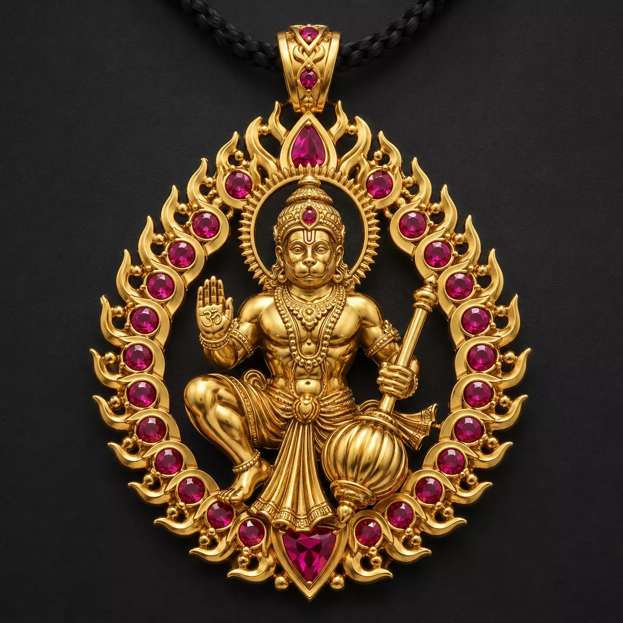 Premium Lord Hanuman Pendant 3D print model