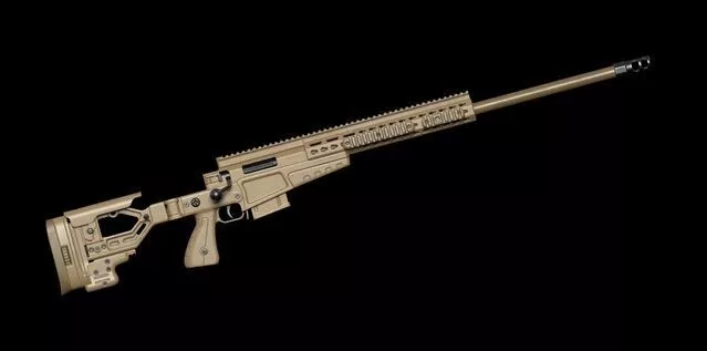 AX 308 Sniper Rifle Low-poly 3D model