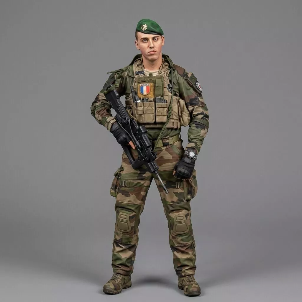 French Foreign Legion Soldier 3D print model